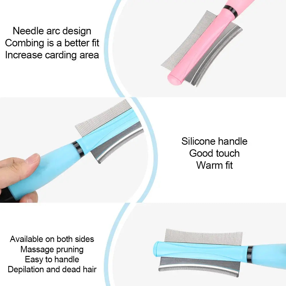 Double-Sided Deshedding Brush - Pawthrive