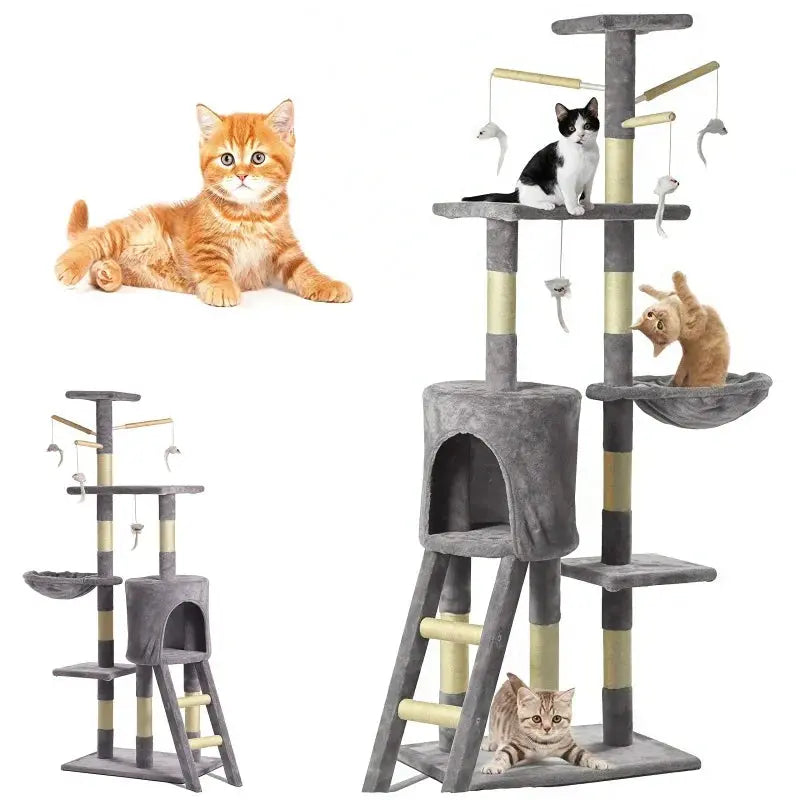 Multi-Level Cat Climbing Trees - Pawthrive