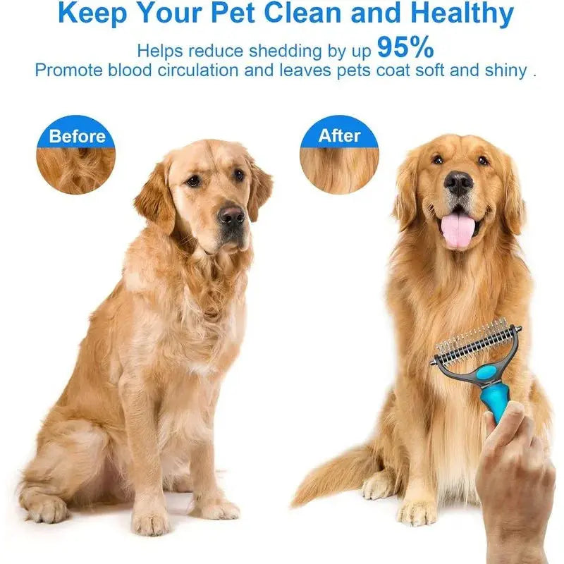 Pet Grooming Deshedding Brush - Pawthrive