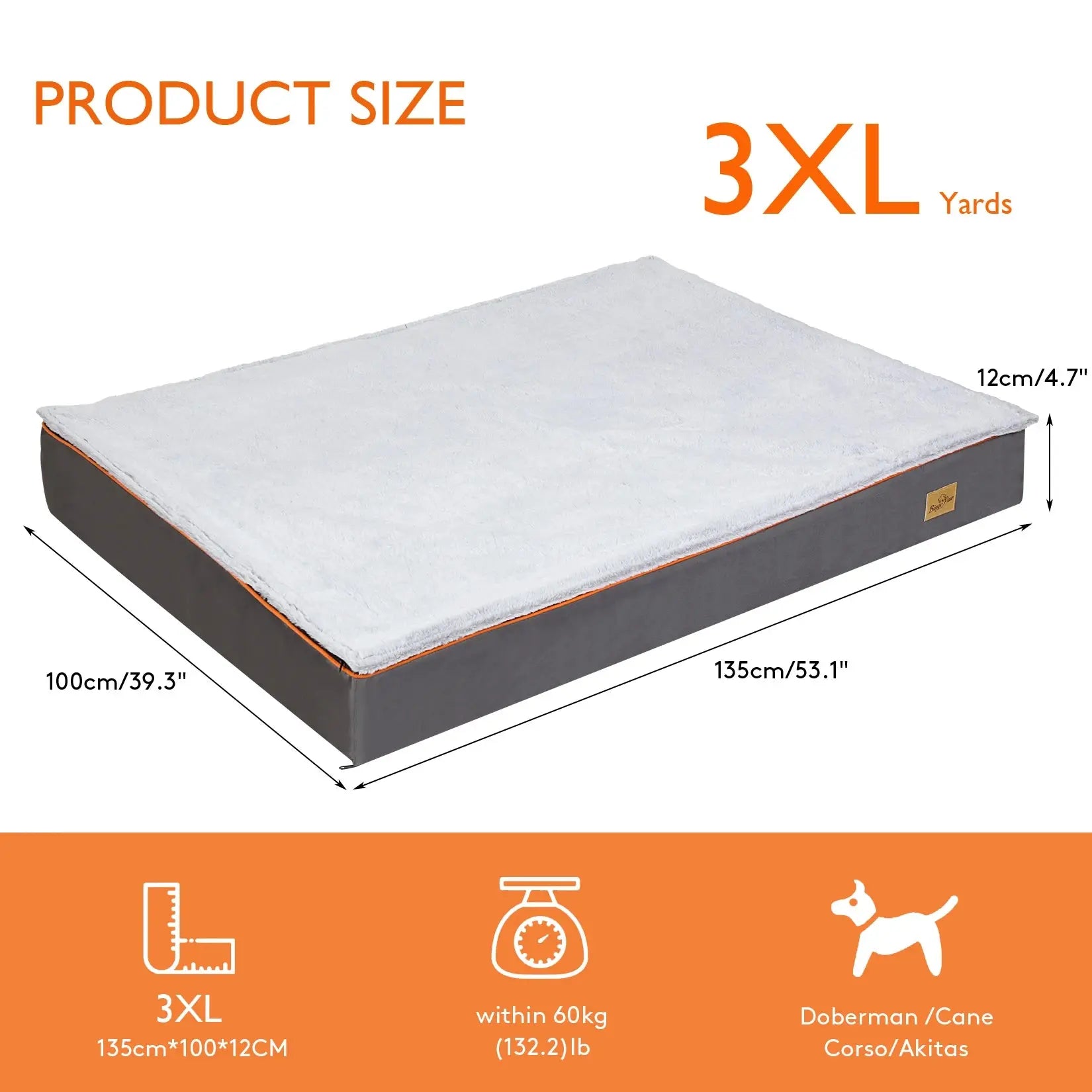 Orthopedic Foam Cushion Bed - Pawthrive