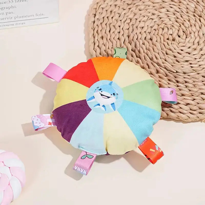 Rainbow Plush Flying Dog Chew Toy - Pawthrive