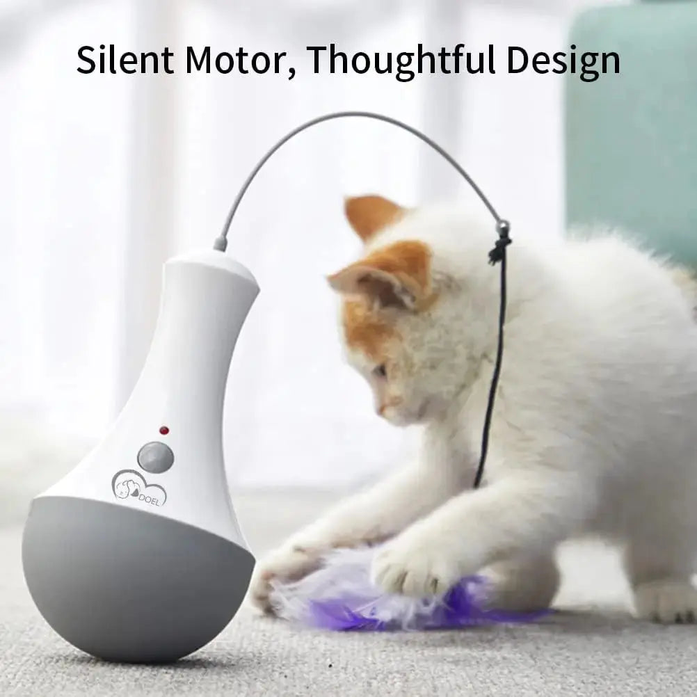 Indoor Play Cat Feather Toy - Pawthrive
