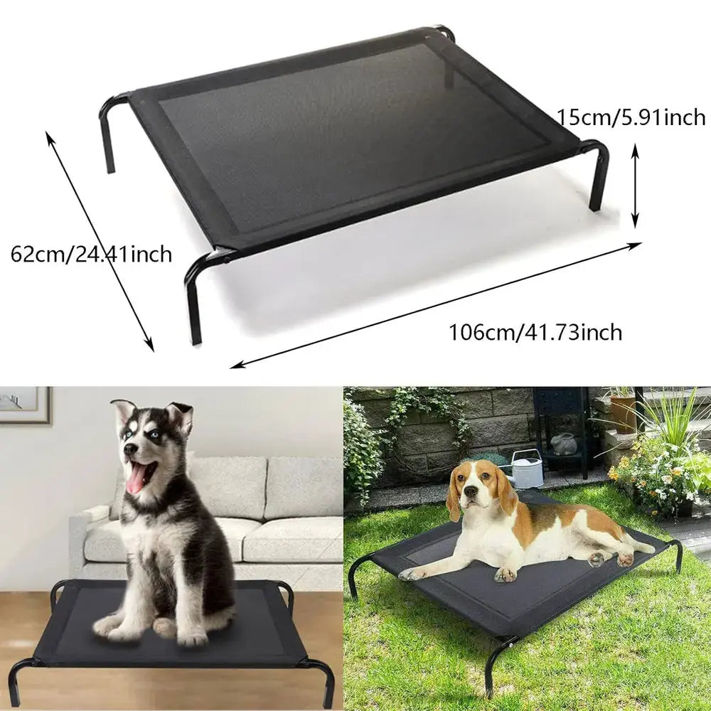 Non-Slip Breathable Elevated Dog Bed - Pawthrive