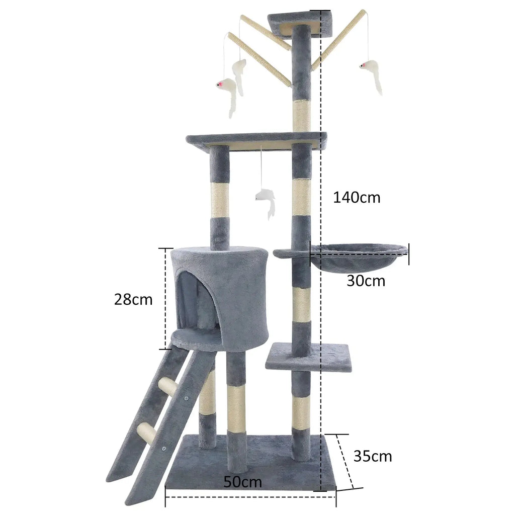 Multi-Level Cat Climbing Trees - Pawthrive