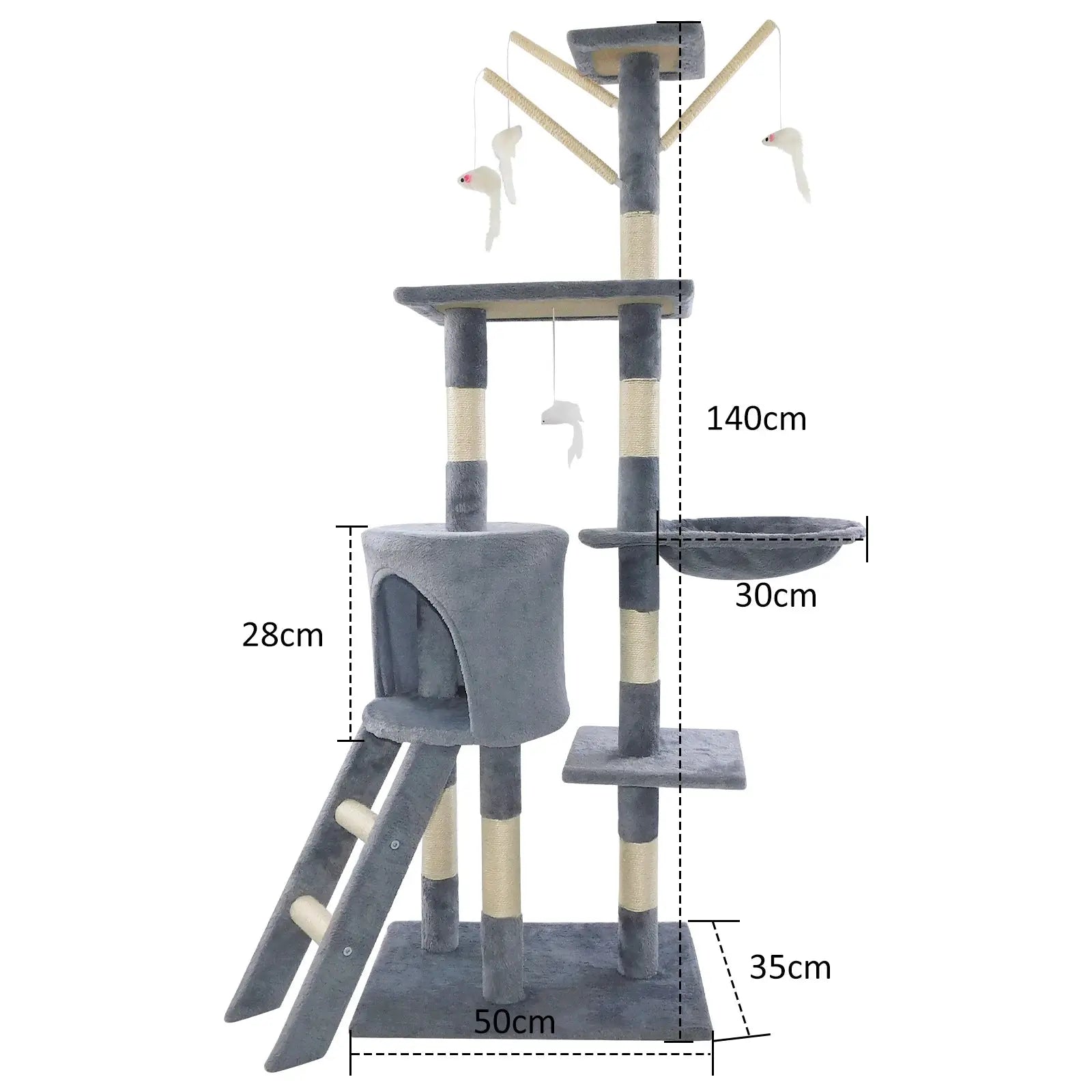 Multi-Level Cat Climbing Trees - Pawthrive