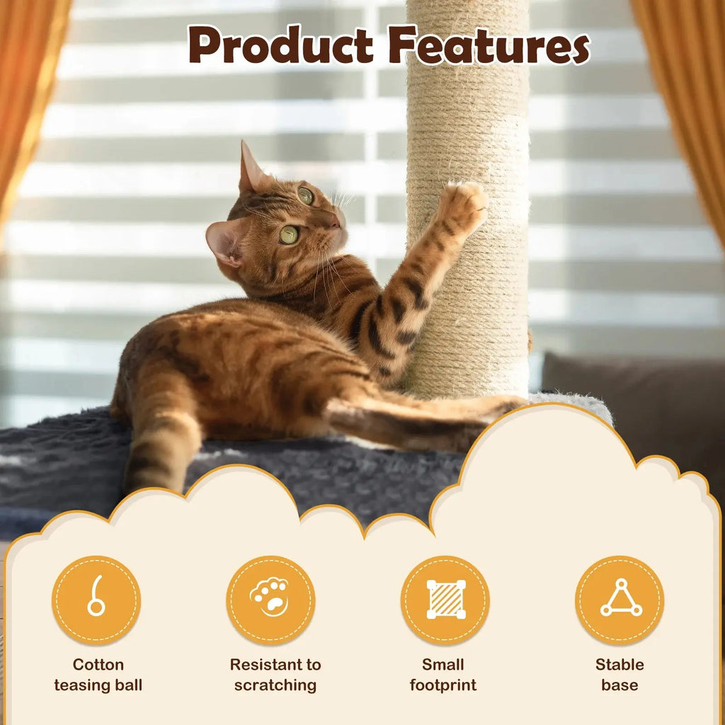 Cat Scratching Climbing Tower - Pawthrive