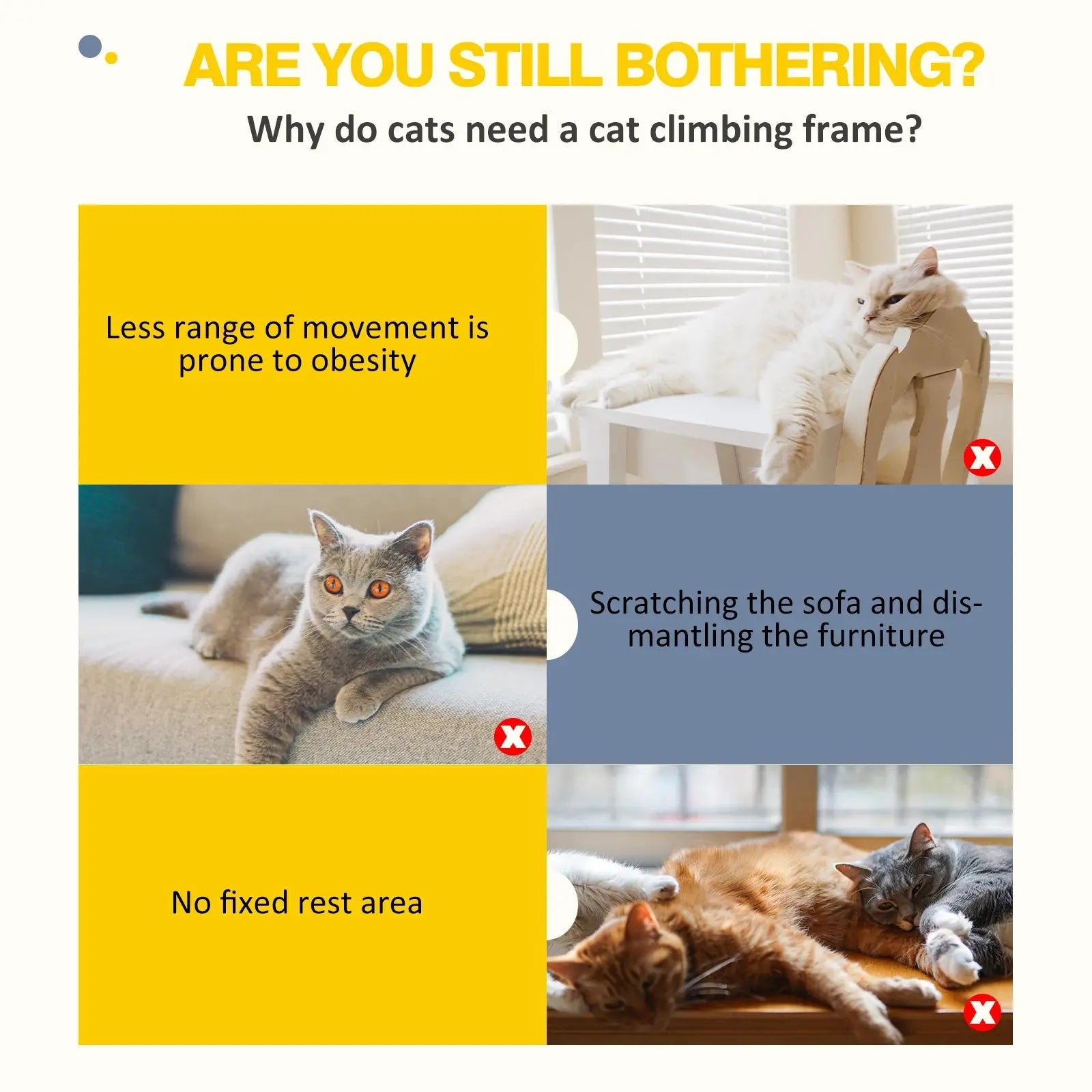 Multi-Level Cat Climbing Trees - Pawthrive