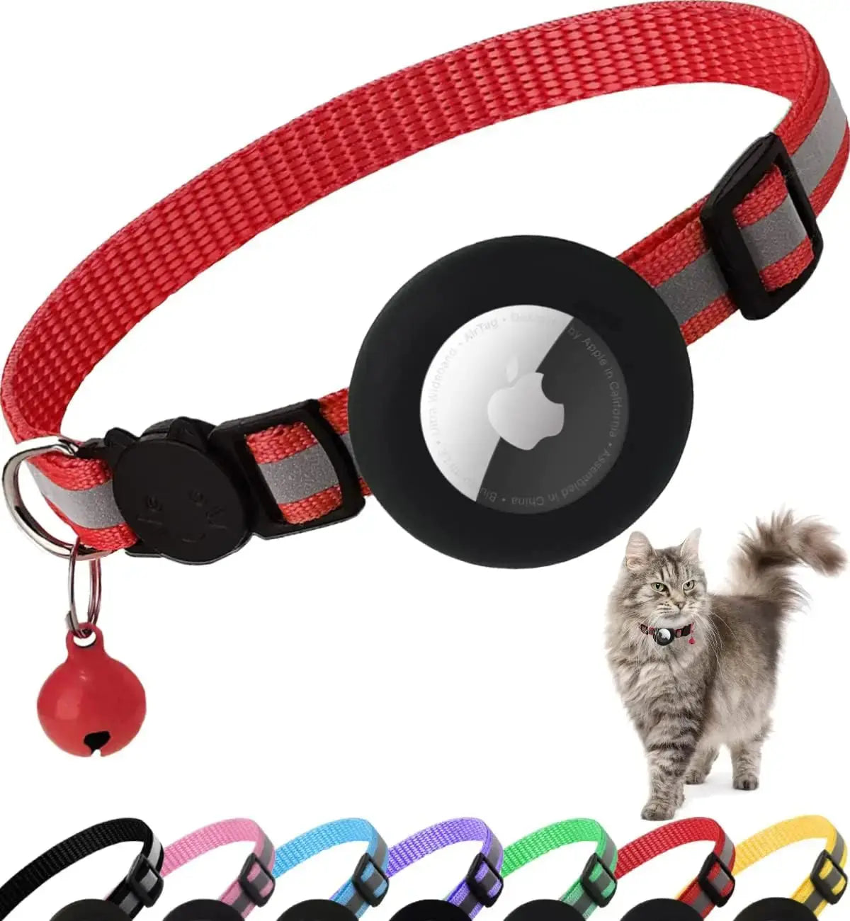Reflective Airtag Kitten Collar - Pawthrive