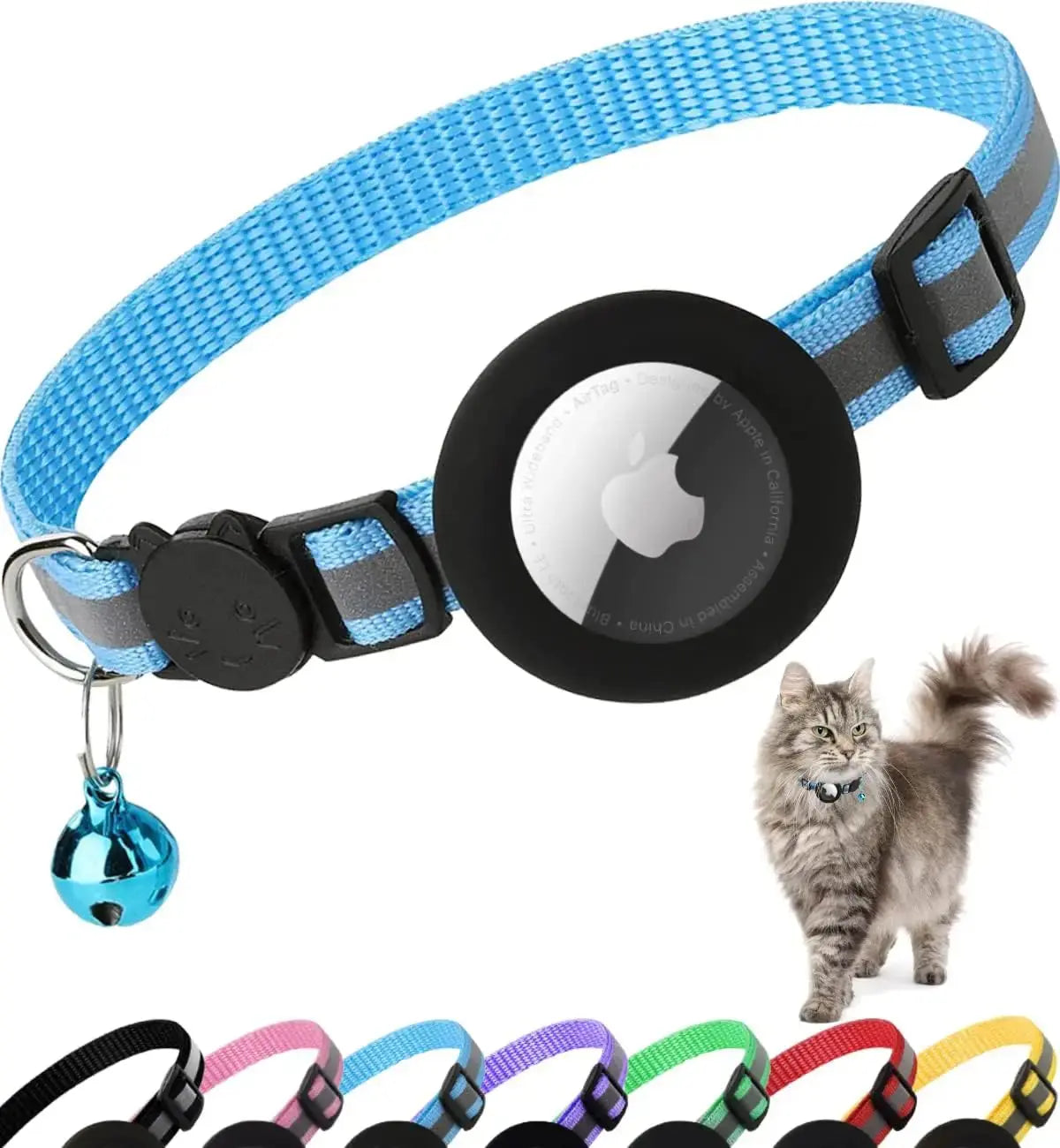 Reflective Airtag Kitten Collar - Pawthrive
