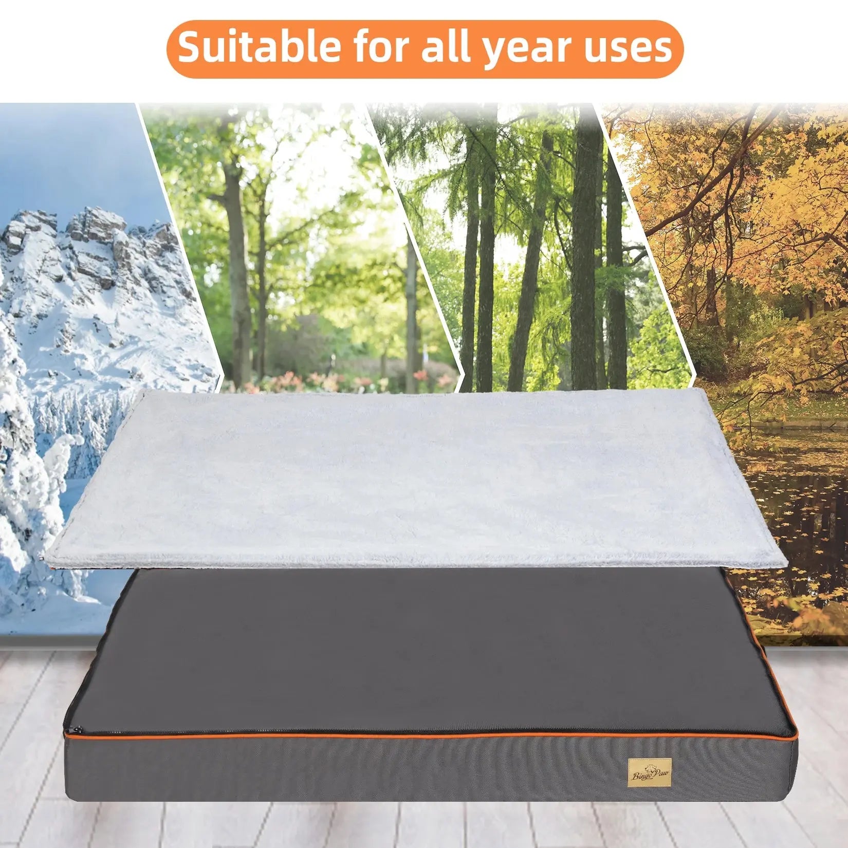 Orthopedic Foam Cushion Bed - Pawthrive
