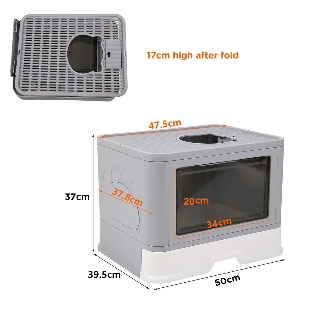 Anti-Splashing Cat Litter Box - Pawthrive