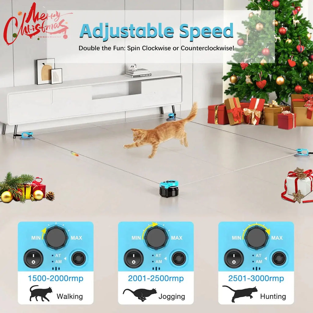Adjustable Speed Treadmill Interactive Cat Toy - Pawthrive