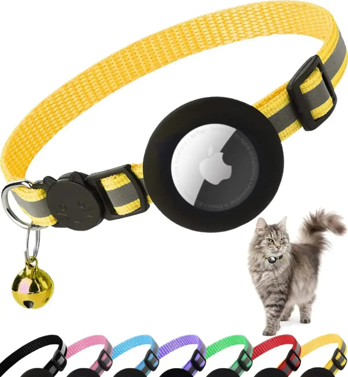 Reflective Airtag Kitten Collar - Pawthrive