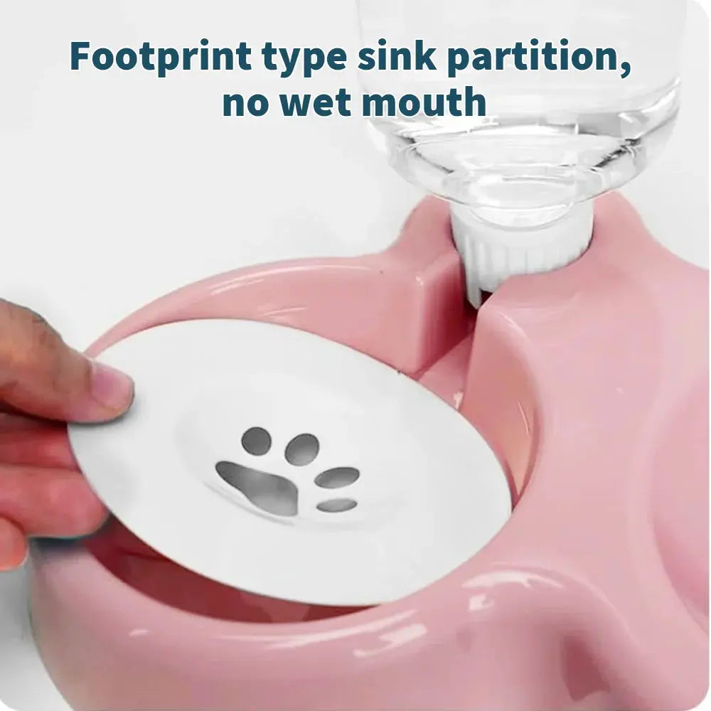 Anti Slip Double Feeding Pet Food Container - Pawthrive