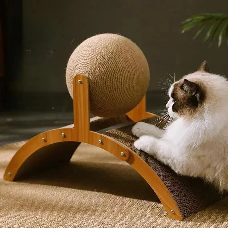 2 In1 Cat Grinding Paw Toy - Pawthrive