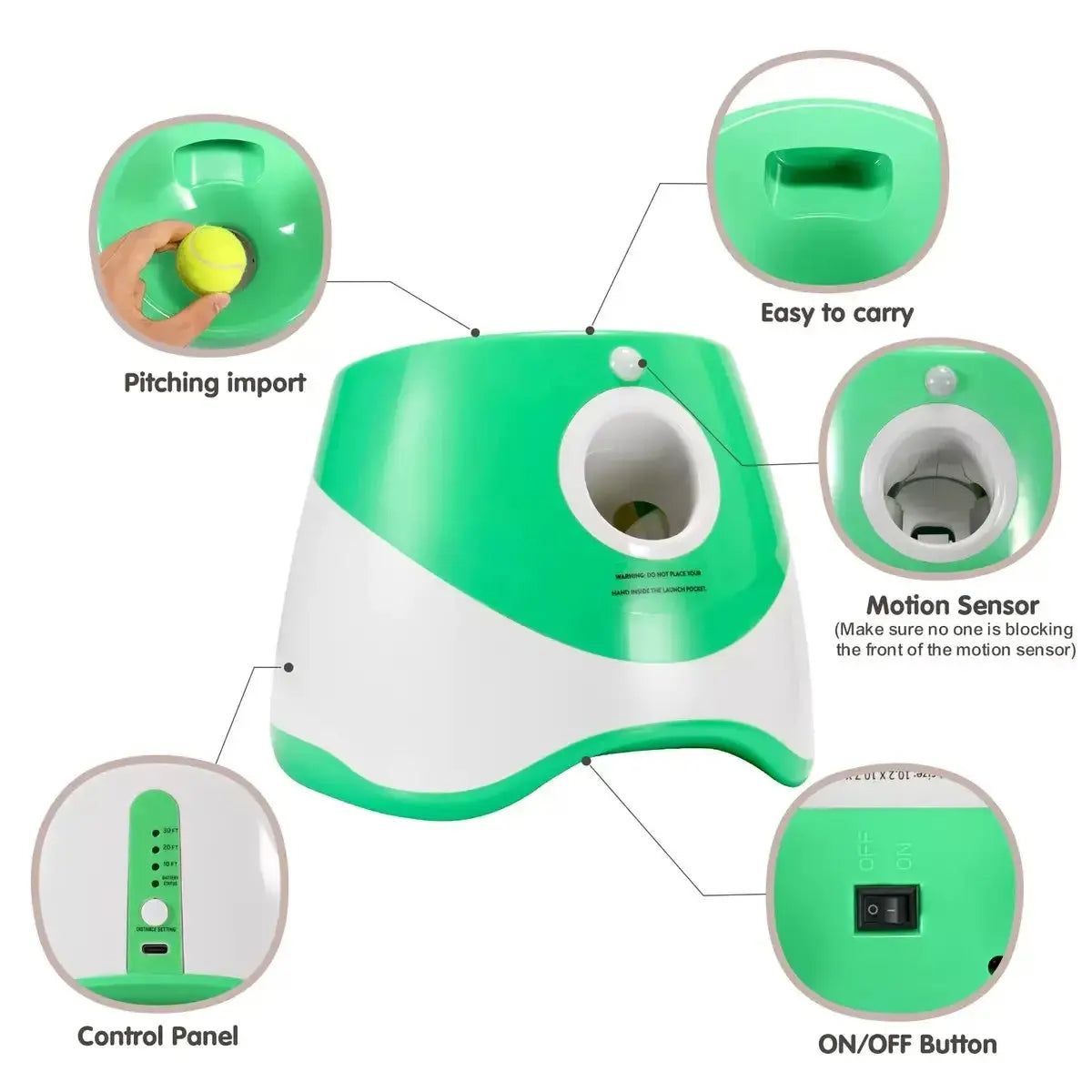 Tennis Ball Launcher Toy - Pawthrive