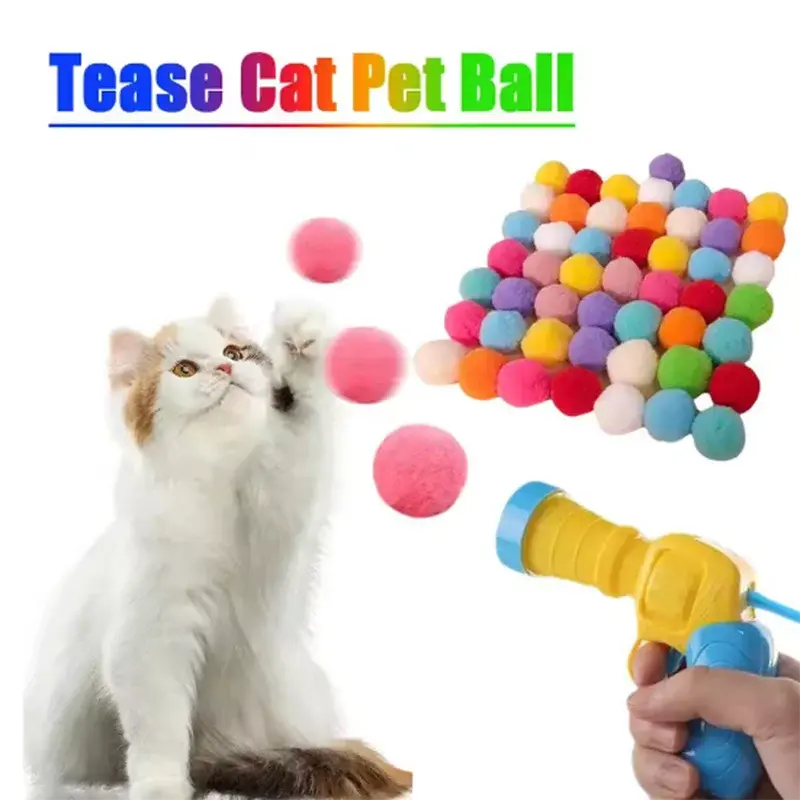 Interactive High Bounce Toy Gun - Pawthrive
