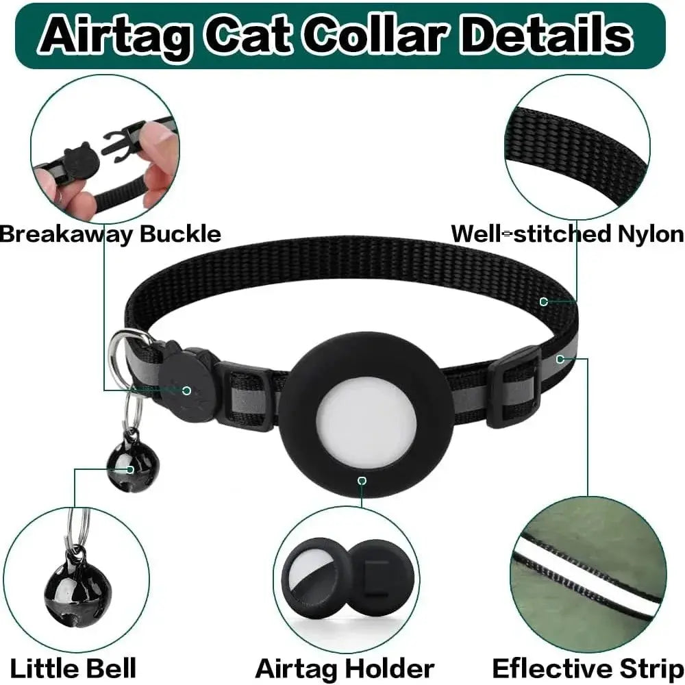 Reflective Airtag Kitten Collar - Pawthrive