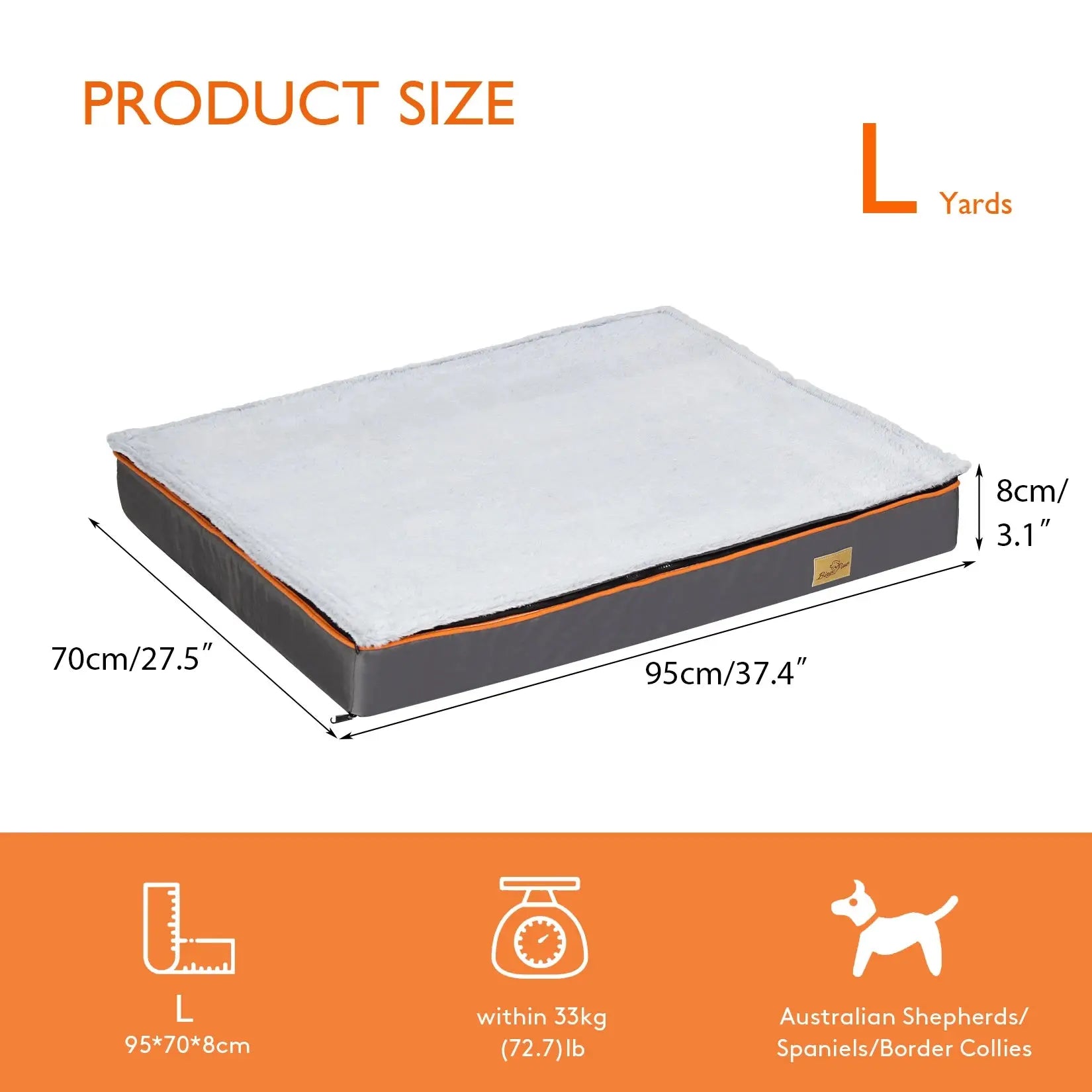 Orthopedic Foam Cushion Bed - Pawthrive