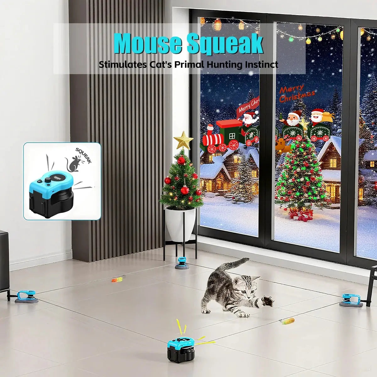 Adjustable Speed Treadmill Interactive Cat Toy - Pawthrive