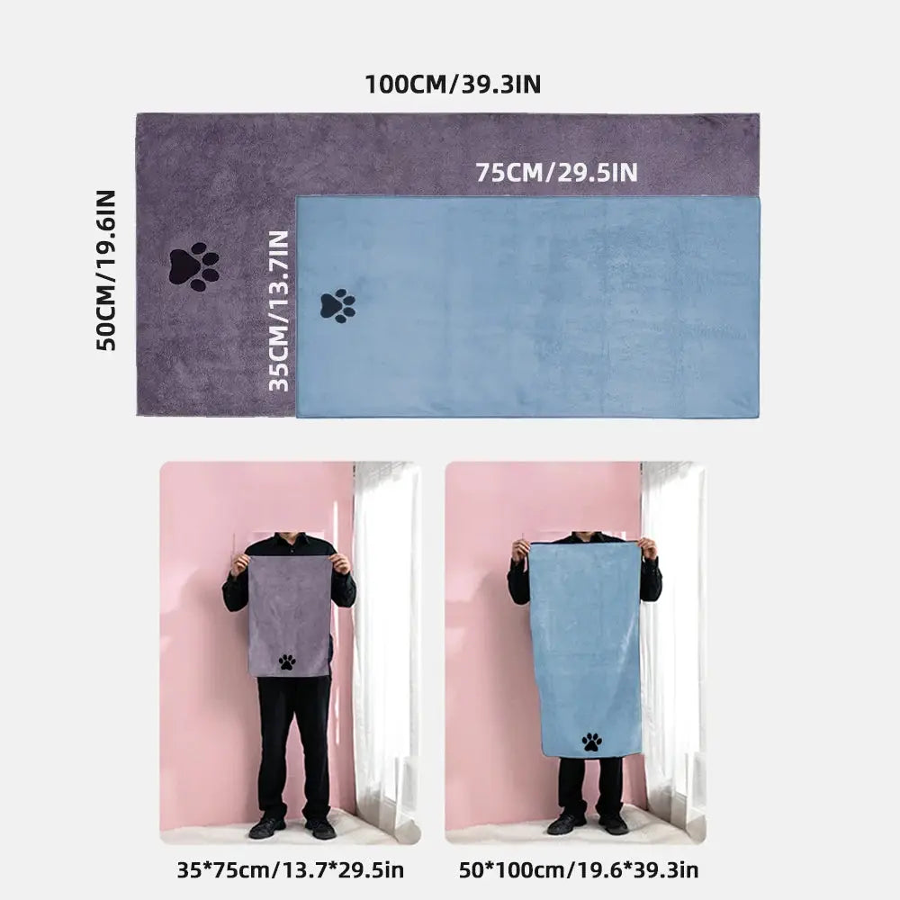 Quick Dry Bath & Grooming Pet Towels - Pawthrive