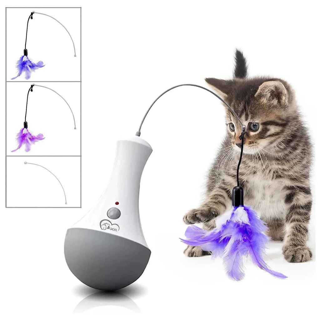 Indoor Play Cat Feather Toy - Pawthrive