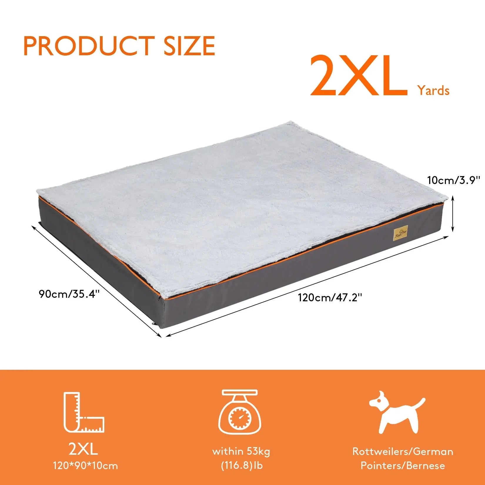 Orthopedic Foam Cushion Bed - Pawthrive