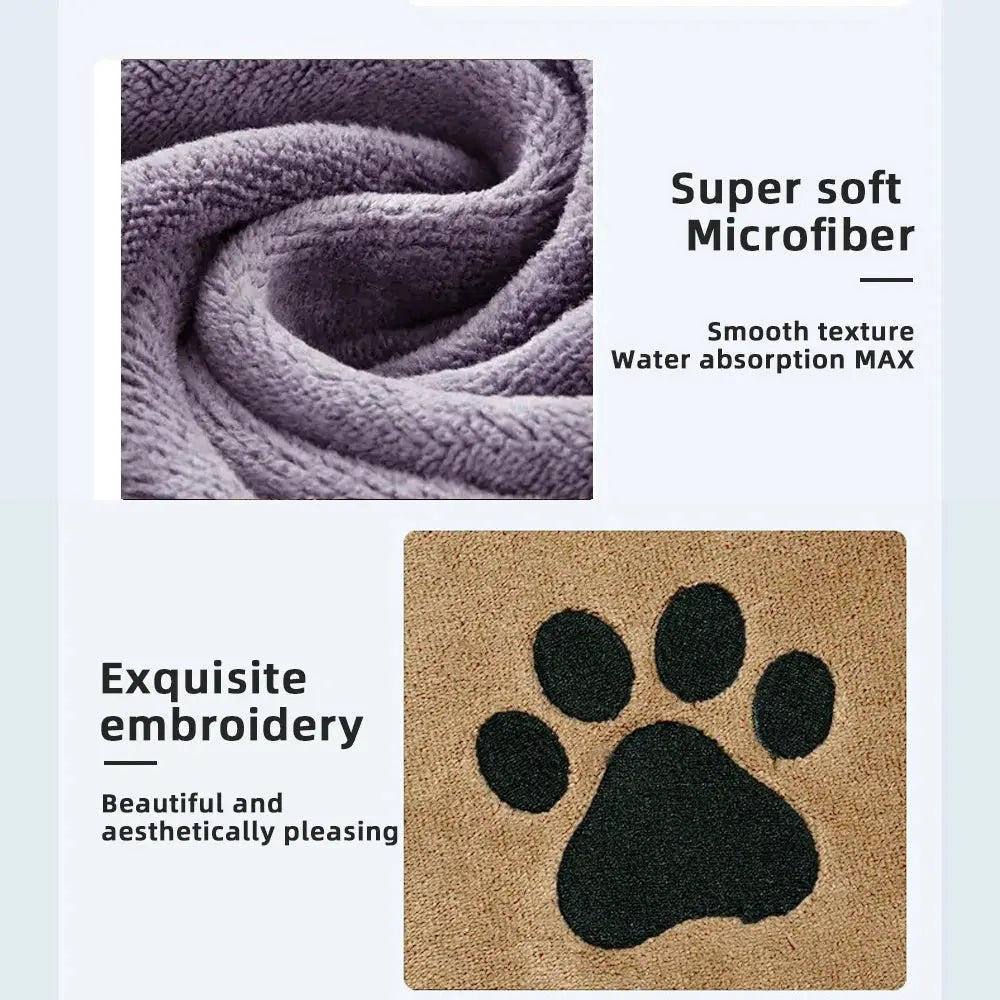 Quick Dry Bath & Grooming Pet Towels - Pawthrive