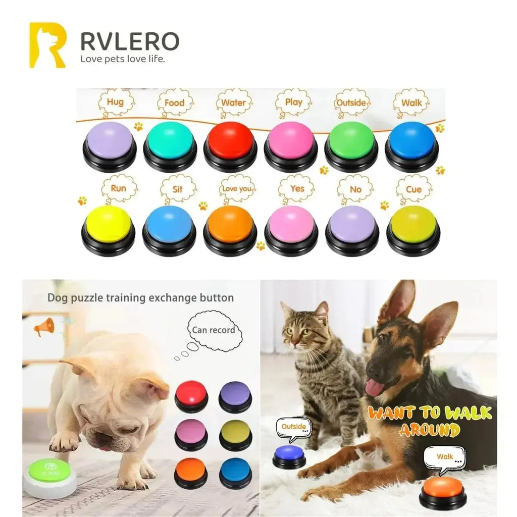 Dog Voice Recording Training Buttons - Pawthrive