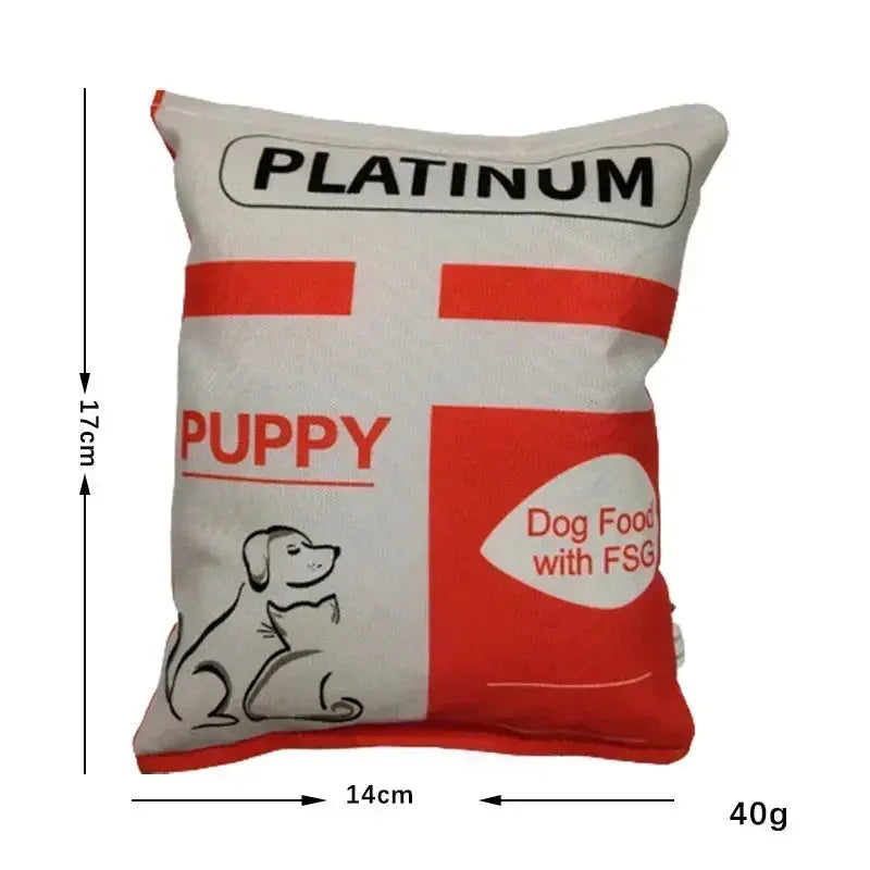 Potato Chip Dog Squeaker Food Toy - Pawthrive
