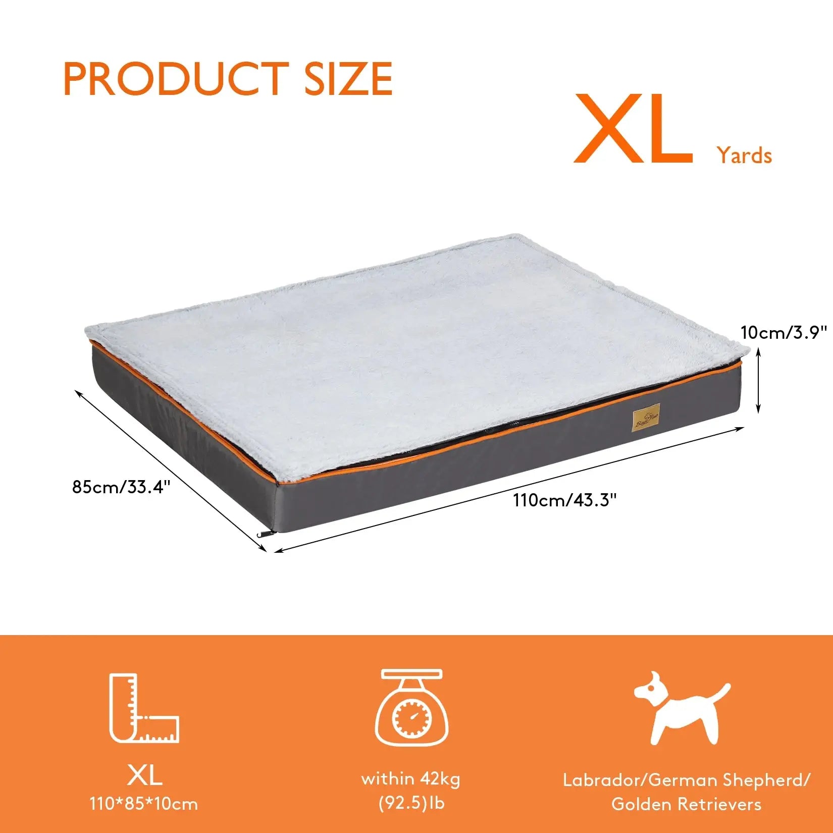 Orthopedic Foam Cushion Bed - Pawthrive