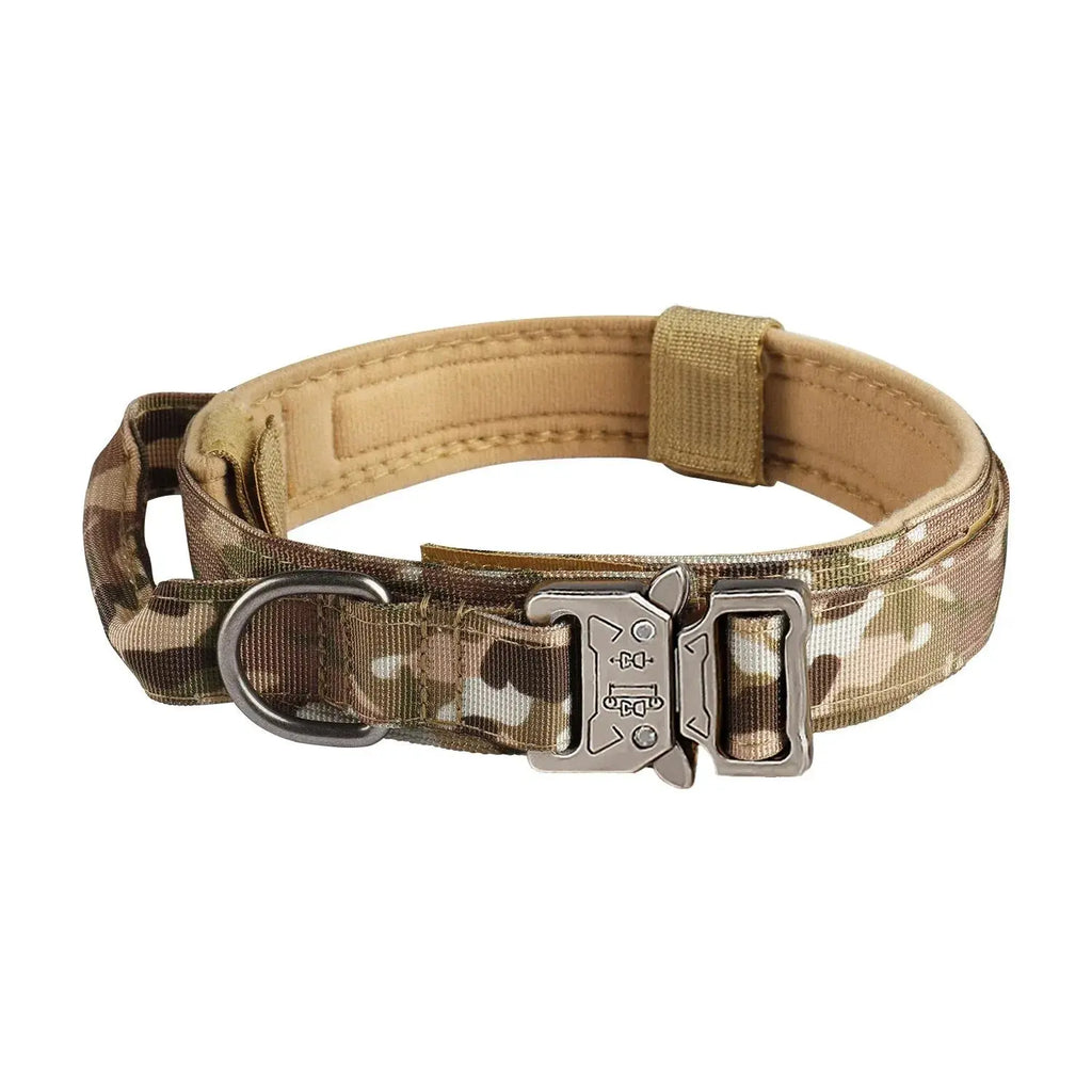 Metal Buckle Tactical Dog Collar - Pawthrive