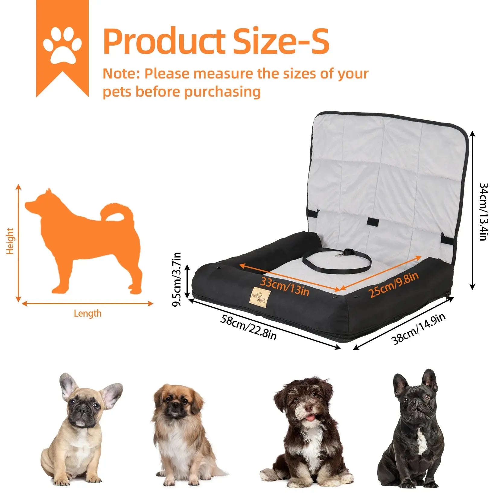 Waterproof Dog Travel Seat - Pawthrive