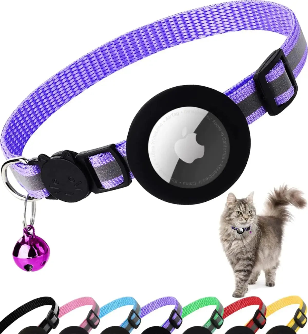 Reflective Airtag Kitten Collar - Pawthrive