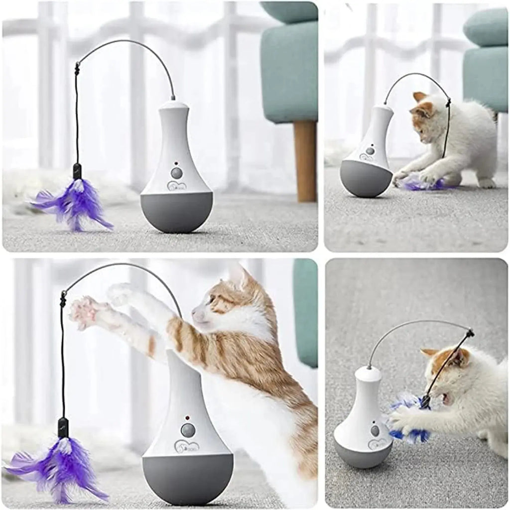 Indoor Play Cat Feather Toy - Pawthrive