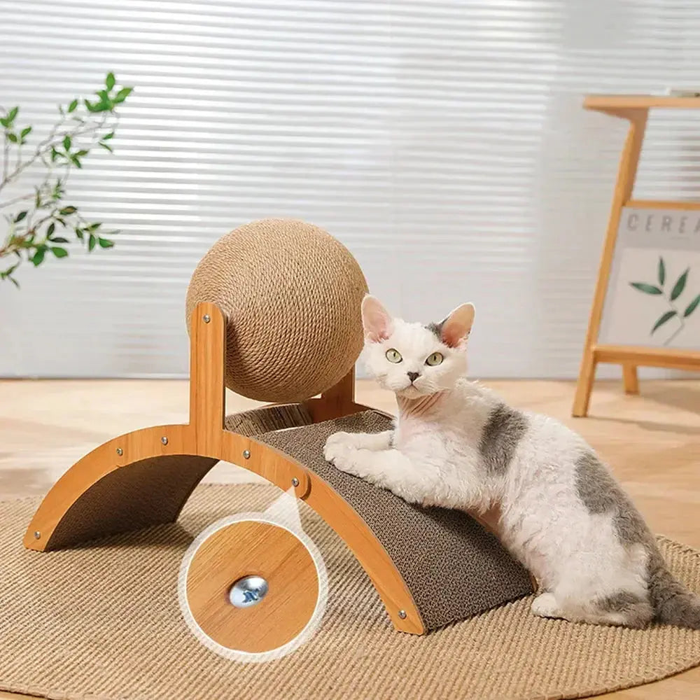 2 In1 Cat Grinding Paw Toy - Pawthrive