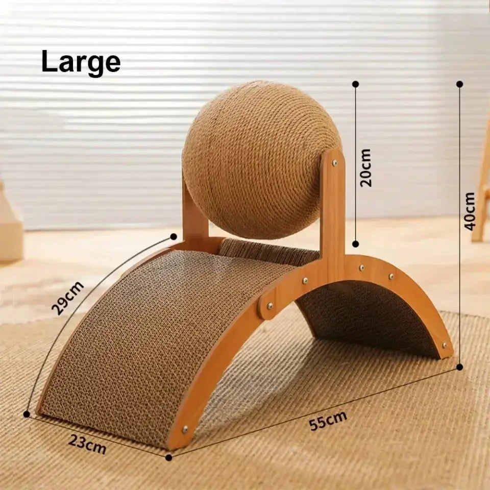 2 In1 Cat Grinding Paw Toy - Pawthrive