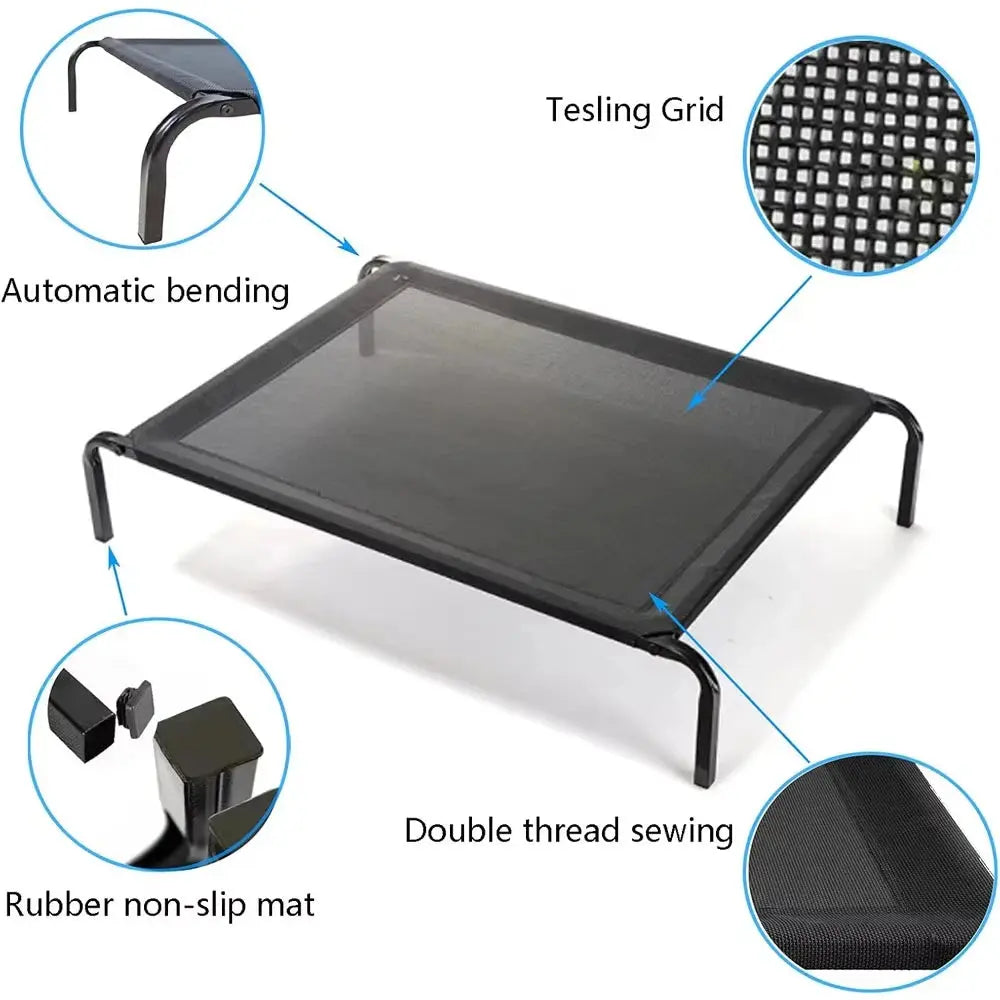 Non-Slip Breathable Elevated Dog Bed - Pawthrive