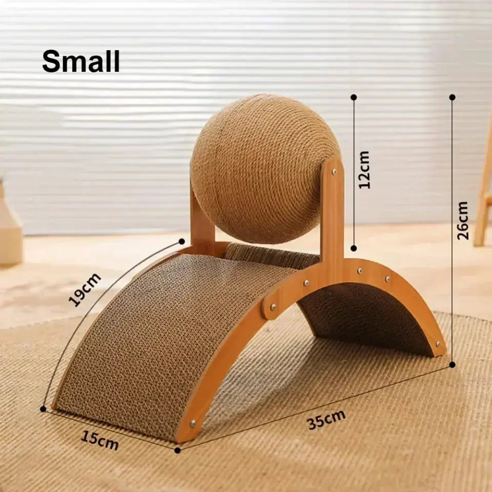 2 In1 Cat Grinding Paw Toy - Pawthrive