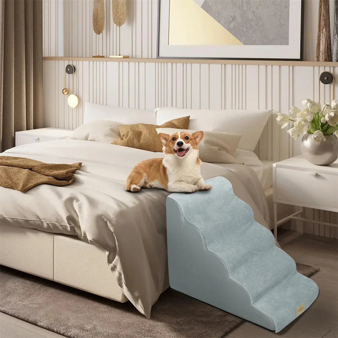 High Beds Dog Stairs - Pawthrive