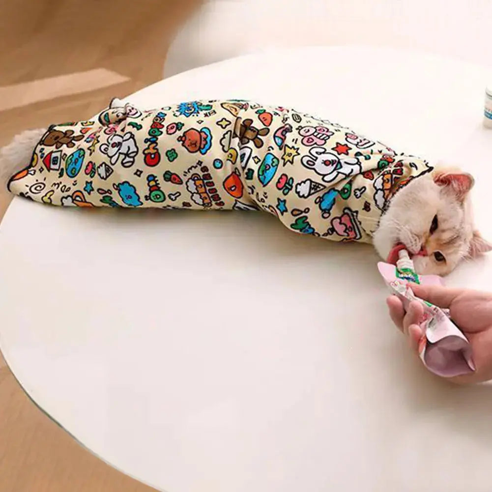 Self-Adherent Cat Grooming Wrap - Pawthrive