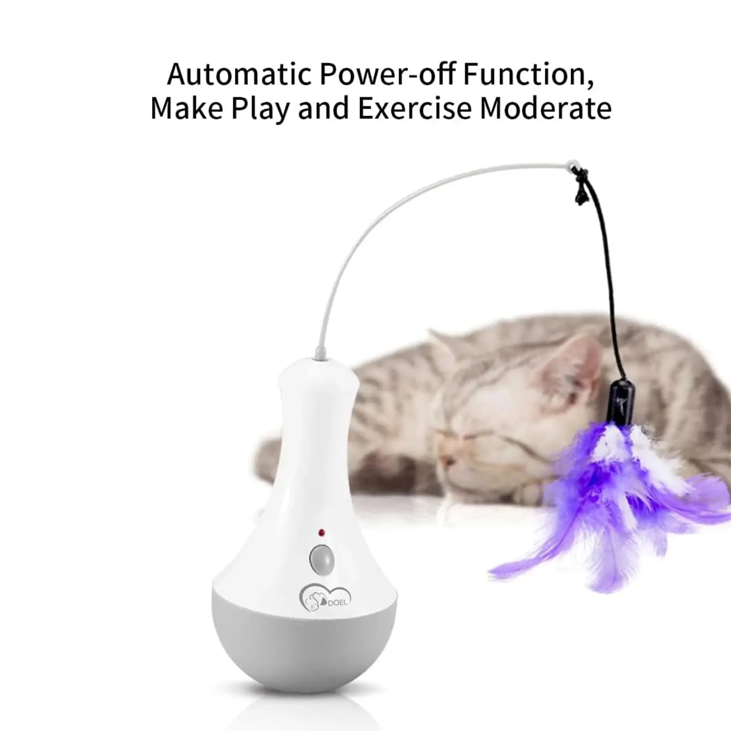 Indoor Play Cat Feather Toy - Pawthrive