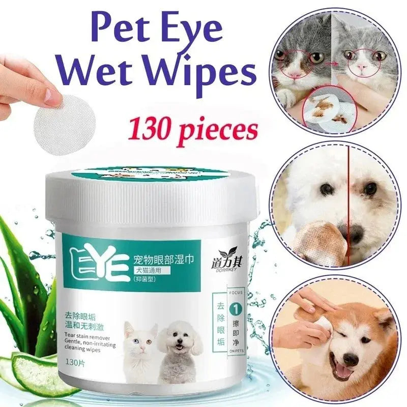 Pet Tear Stain Remover Towels - Pawthrive