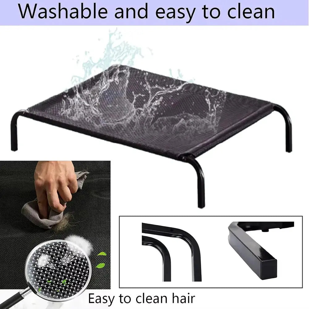 Non-Slip Breathable Elevated Dog Bed - Pawthrive