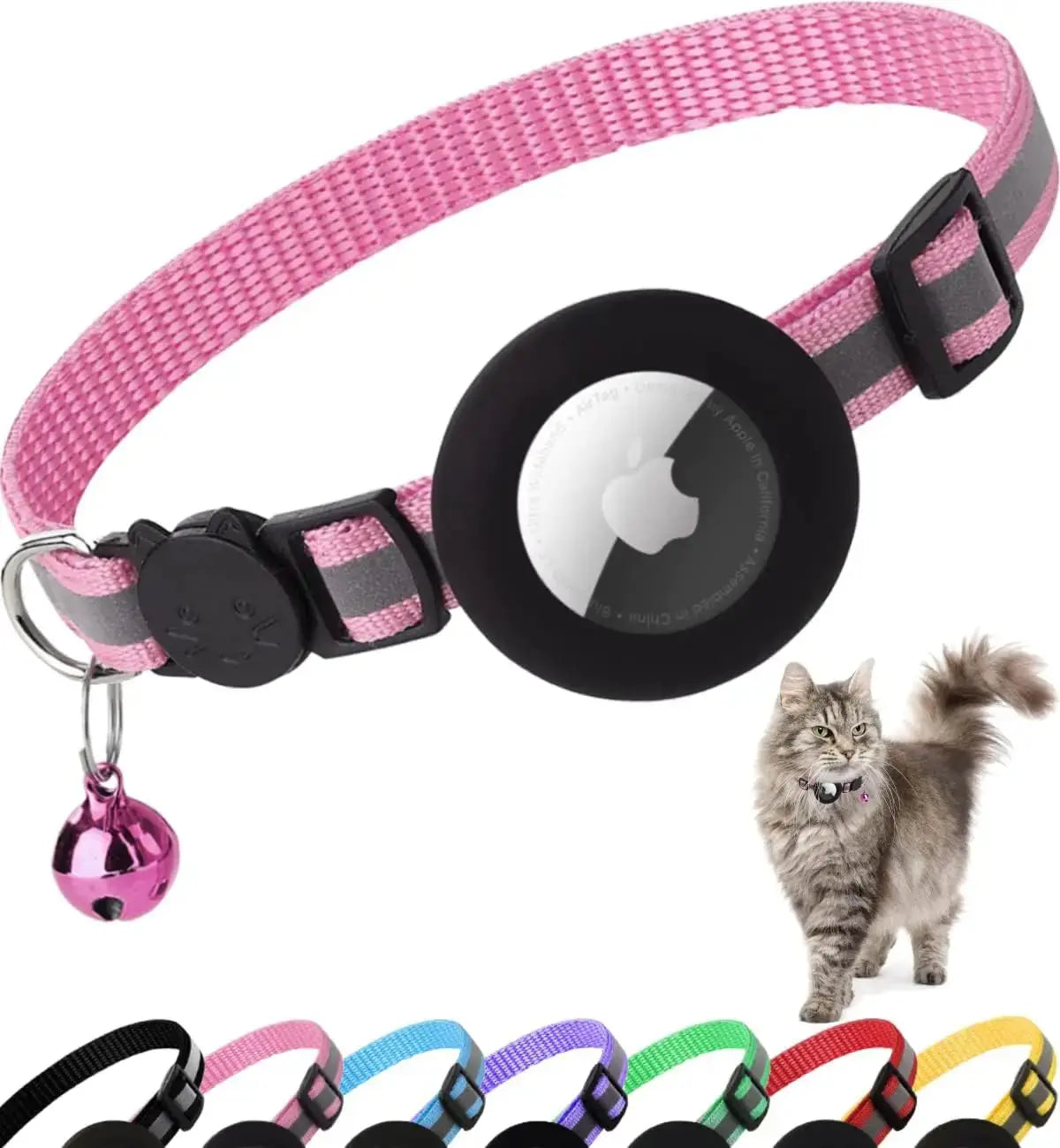 Reflective Airtag Kitten Collar - Pawthrive