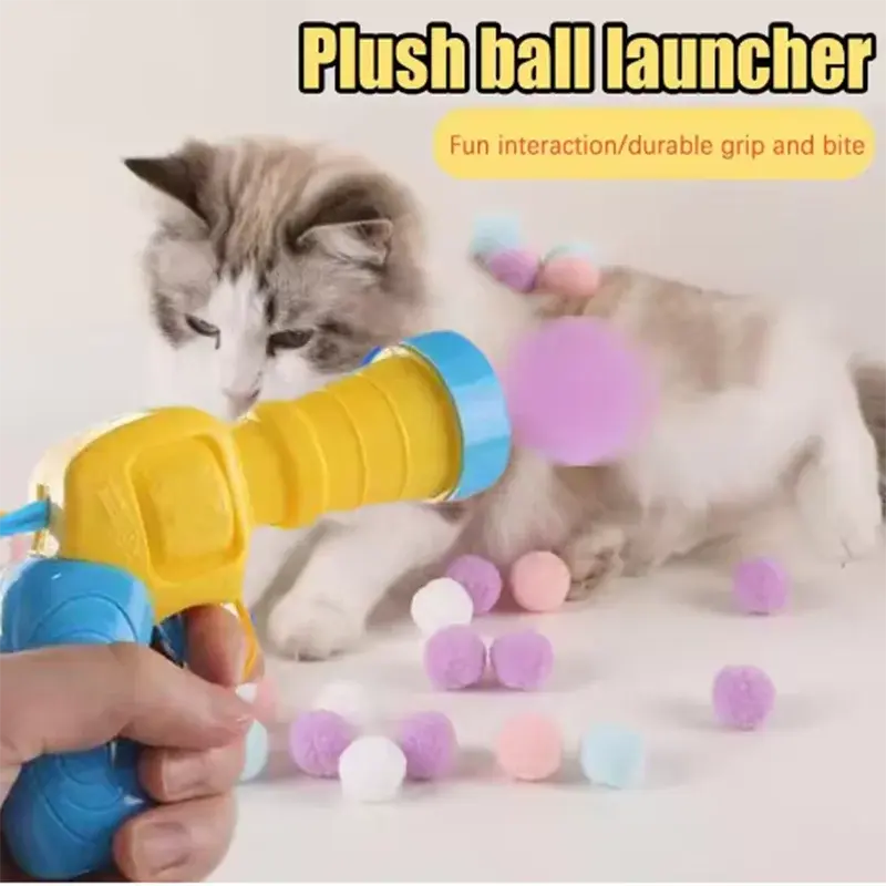Interactive High Bounce Toy Gun - Pawthrive