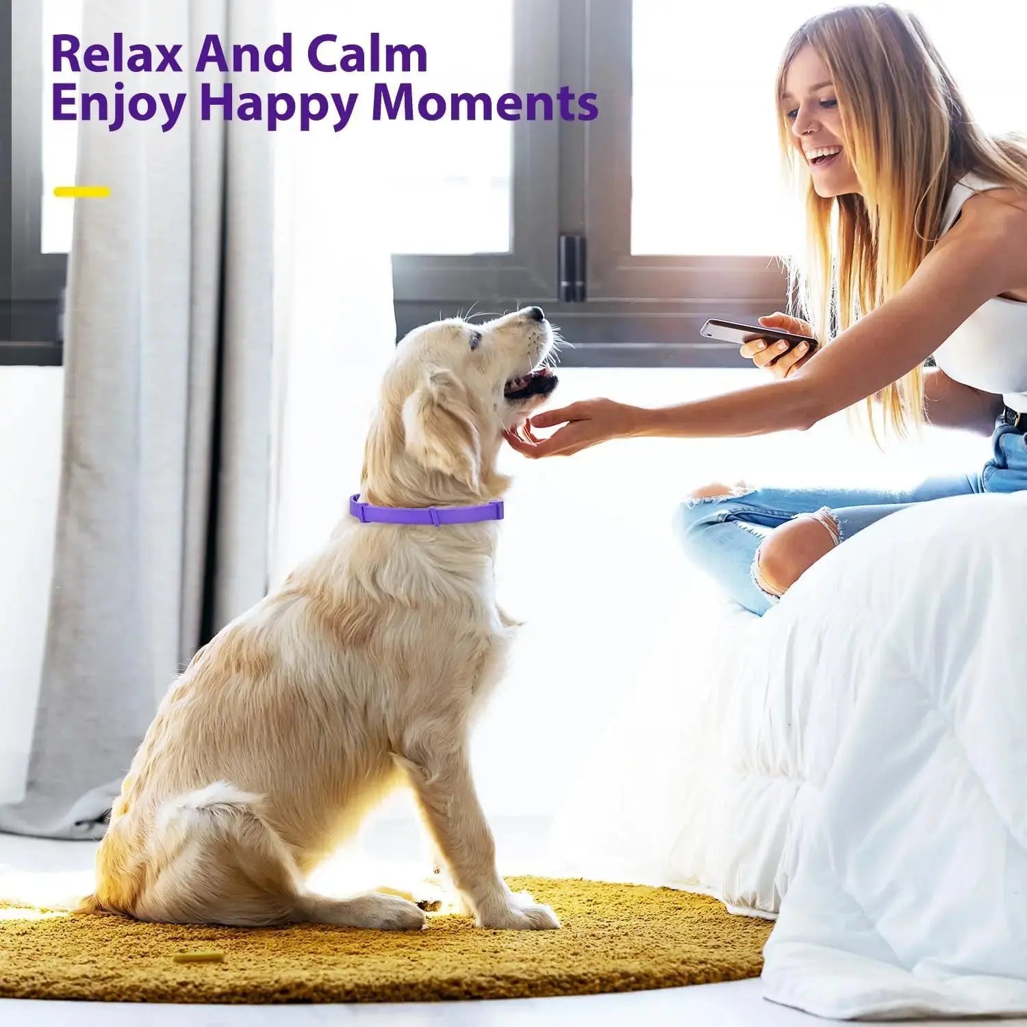Pet Calming Anxiety Adjustable Collars - Pawthrive