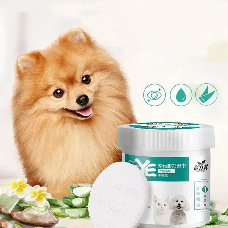 Pet Tear Stain Remover Towels - Pawthrive