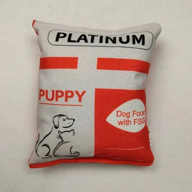 Potato Chip Dog Squeaker Food Toy - Pawthrive
