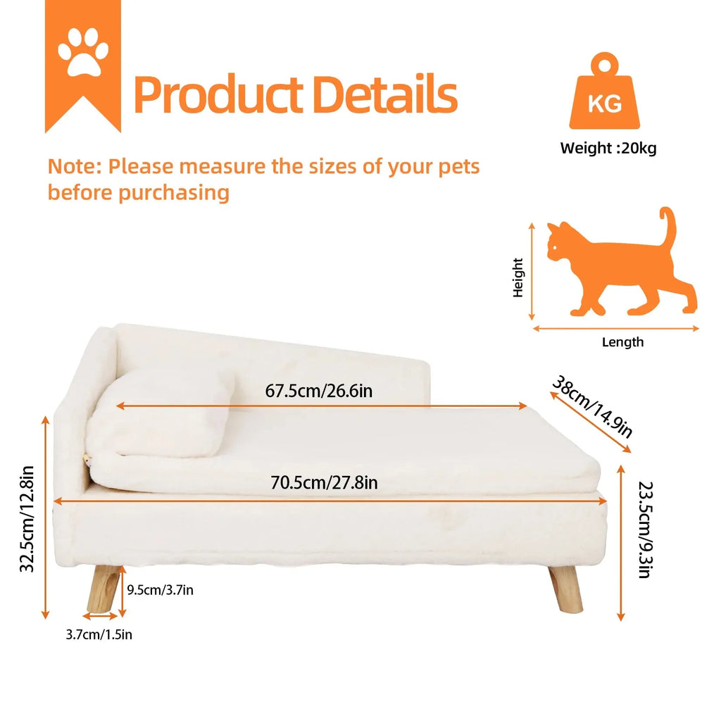 Waterproof Elevated Pet Stool Bed - Pawthrive